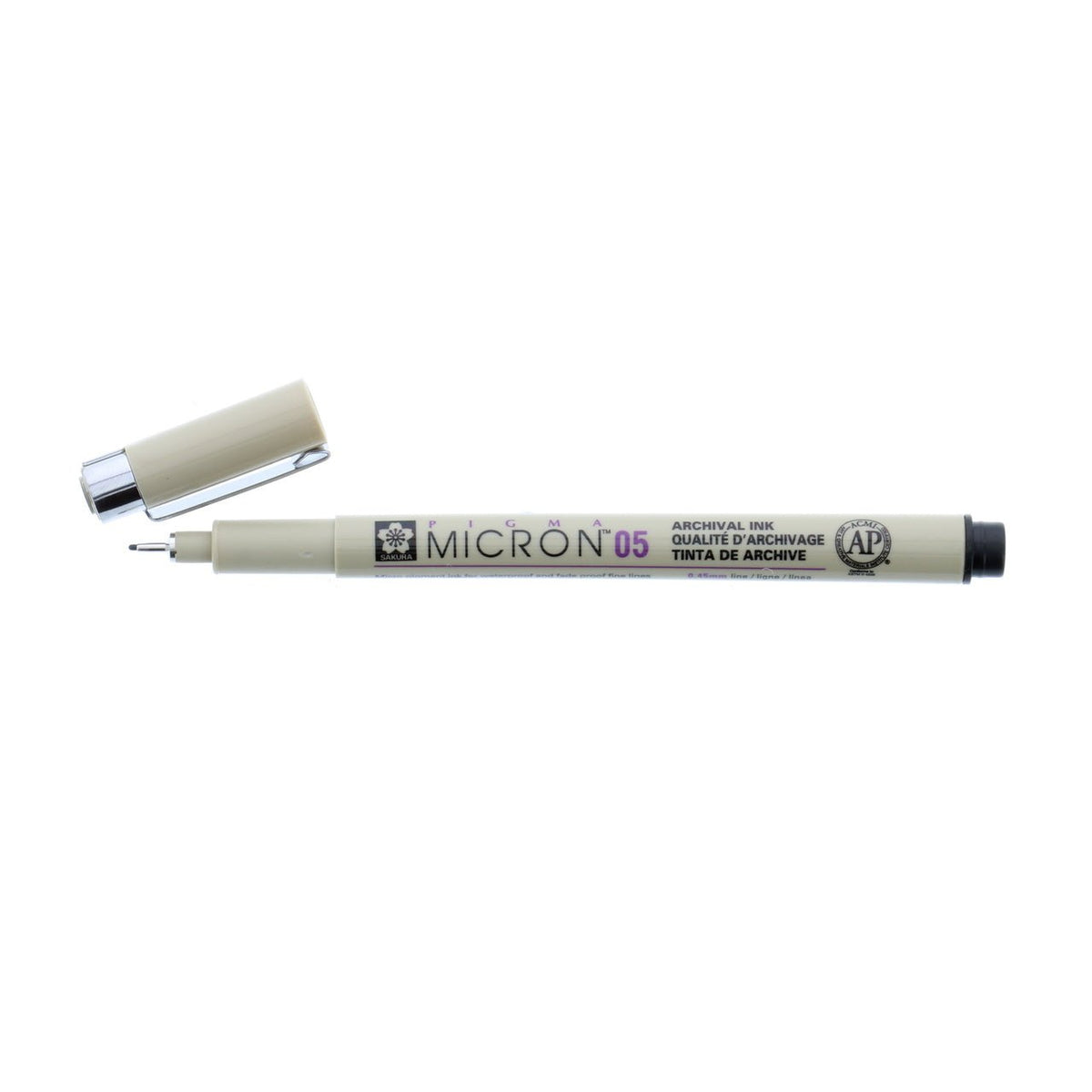 Sakura Pigma Micron Pen 05 (.45mm) Black - merriartist.com