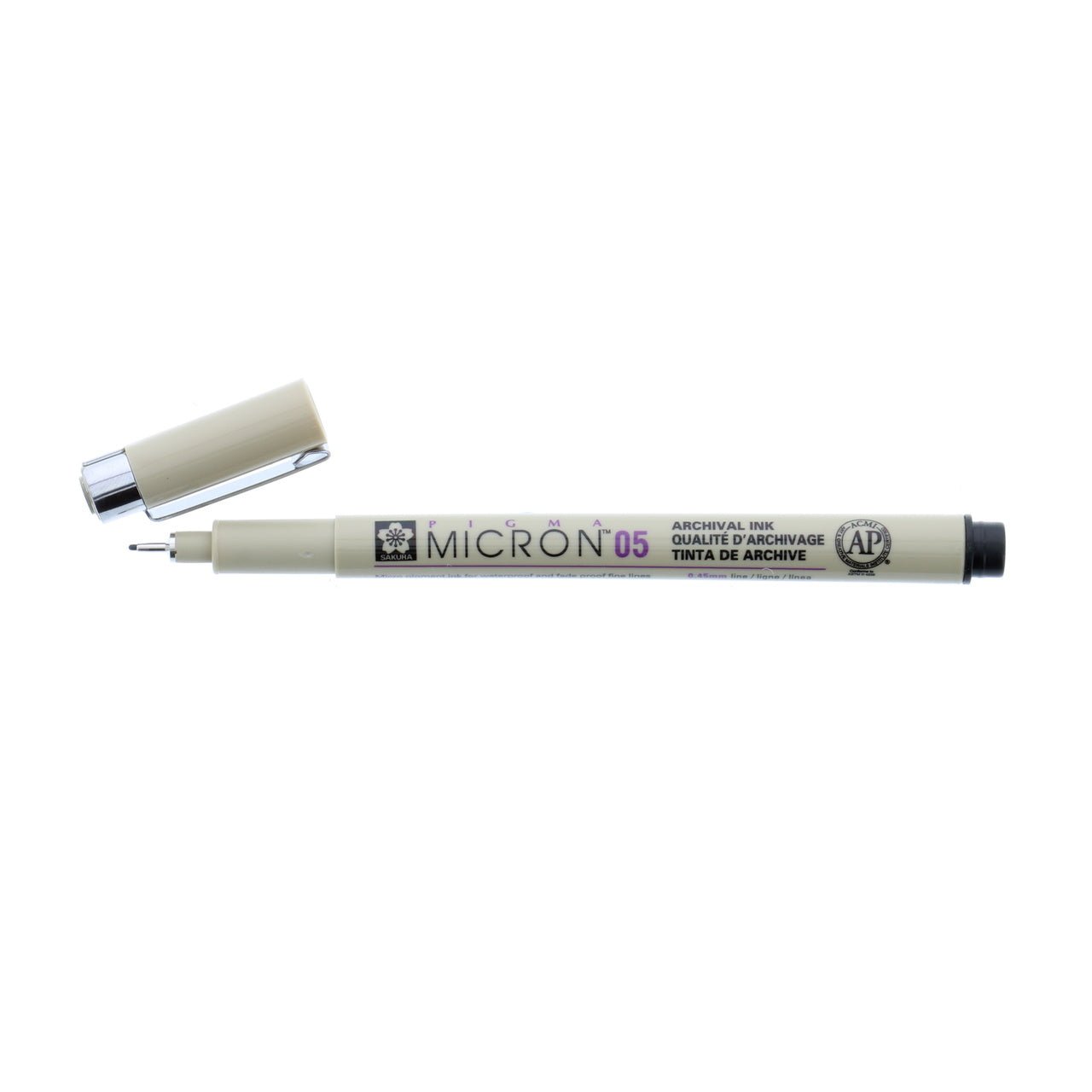 Sakura Pigma Micron Pen 05 (.45mm) Black - merriartist.com