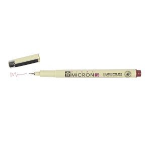 Sakura Pigma Micron Pen .45mm Tip Pen - Burgundy