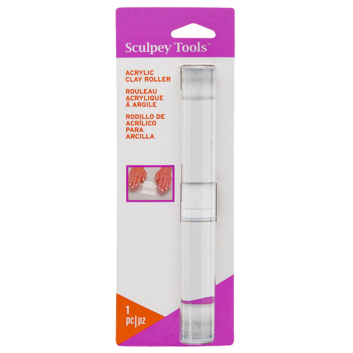 Sculpey 8 inch Acrylic Clay roller - merriartist.com