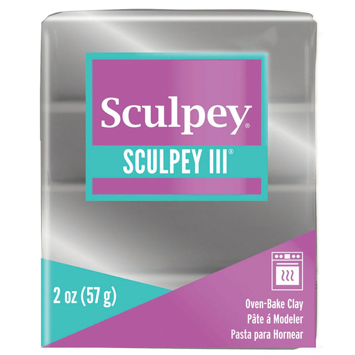 Sculpey III 2 oz - Silver - merriartist.com