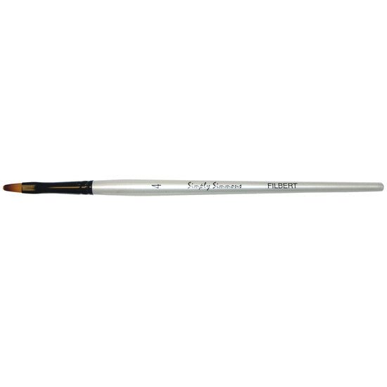 Simply Simmons Brush - Filbert 4 - merriartist.com