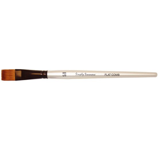 Simply Simmons Brush - Flat Comb 5/8 inch - merriartist.com
