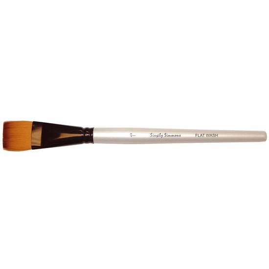 Simply Simmons Brush - Flat Wash 1 inch - merriartist.com