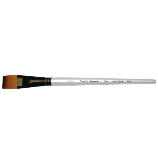 Simply Simmons Brush - Flat Wash 3/4 inch - merriartist.com