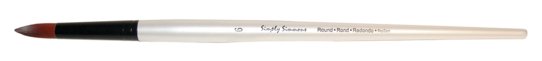 Simply Simmons Extra-Firm Synthetic Long Handle Round 6 - merriartist.com
