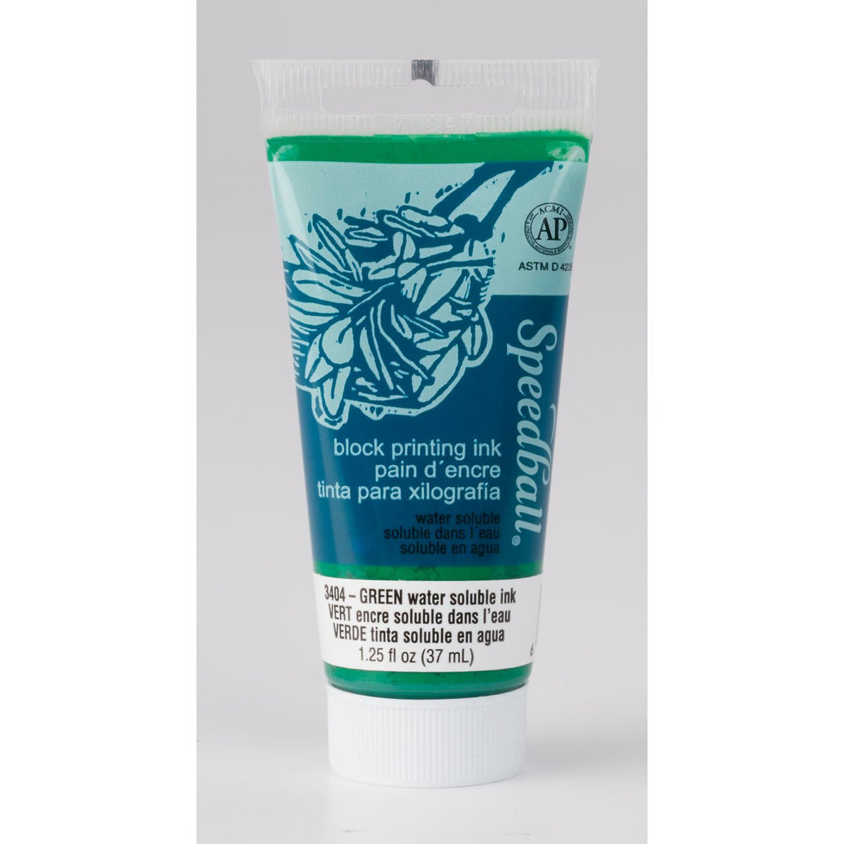 Speedball Block Printing Ink - Water Based 1.25 fl oz (37cc) Green - merriartist.com