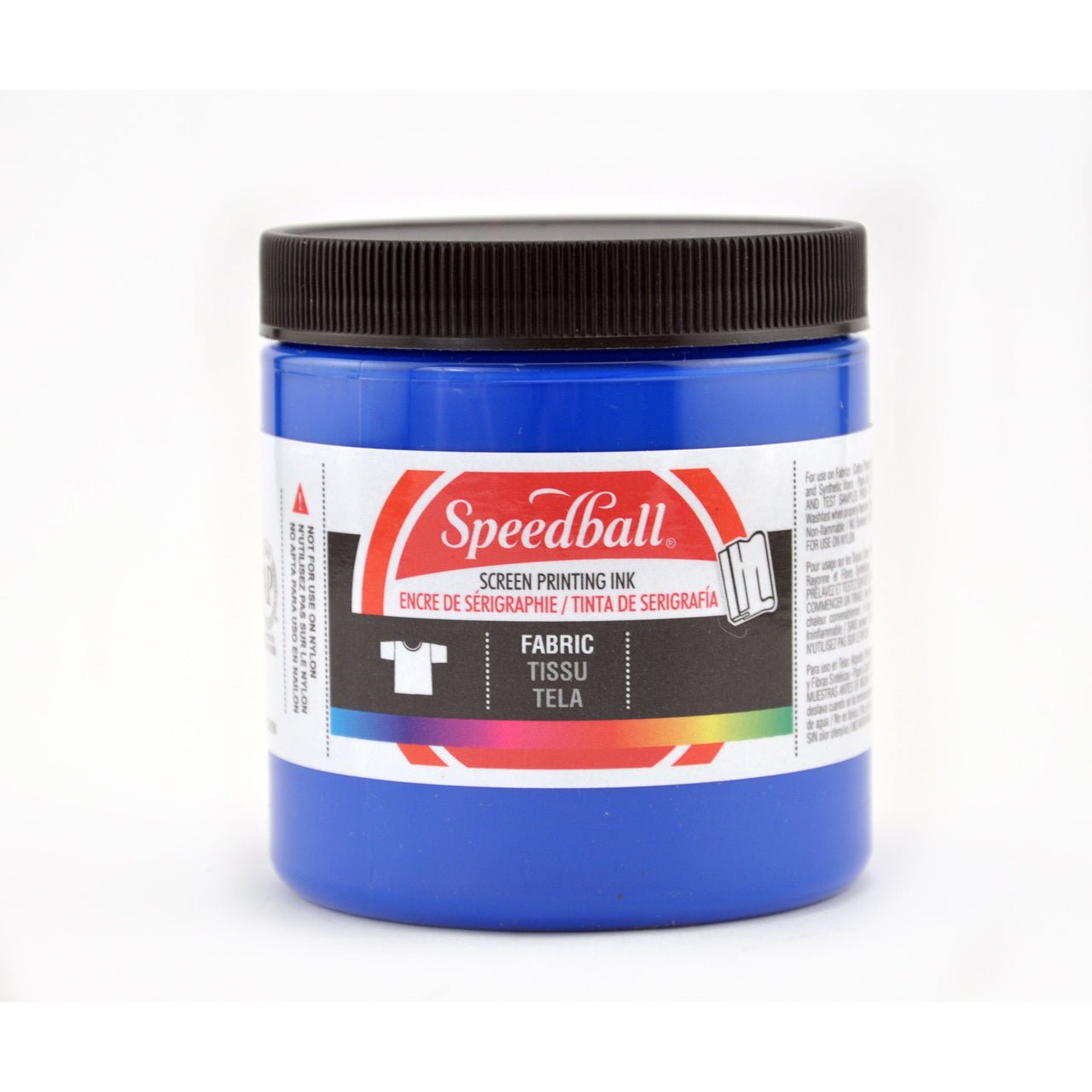 Speedball Fabric Screen Printing Ink - 8 oz Blue - merriartist.com