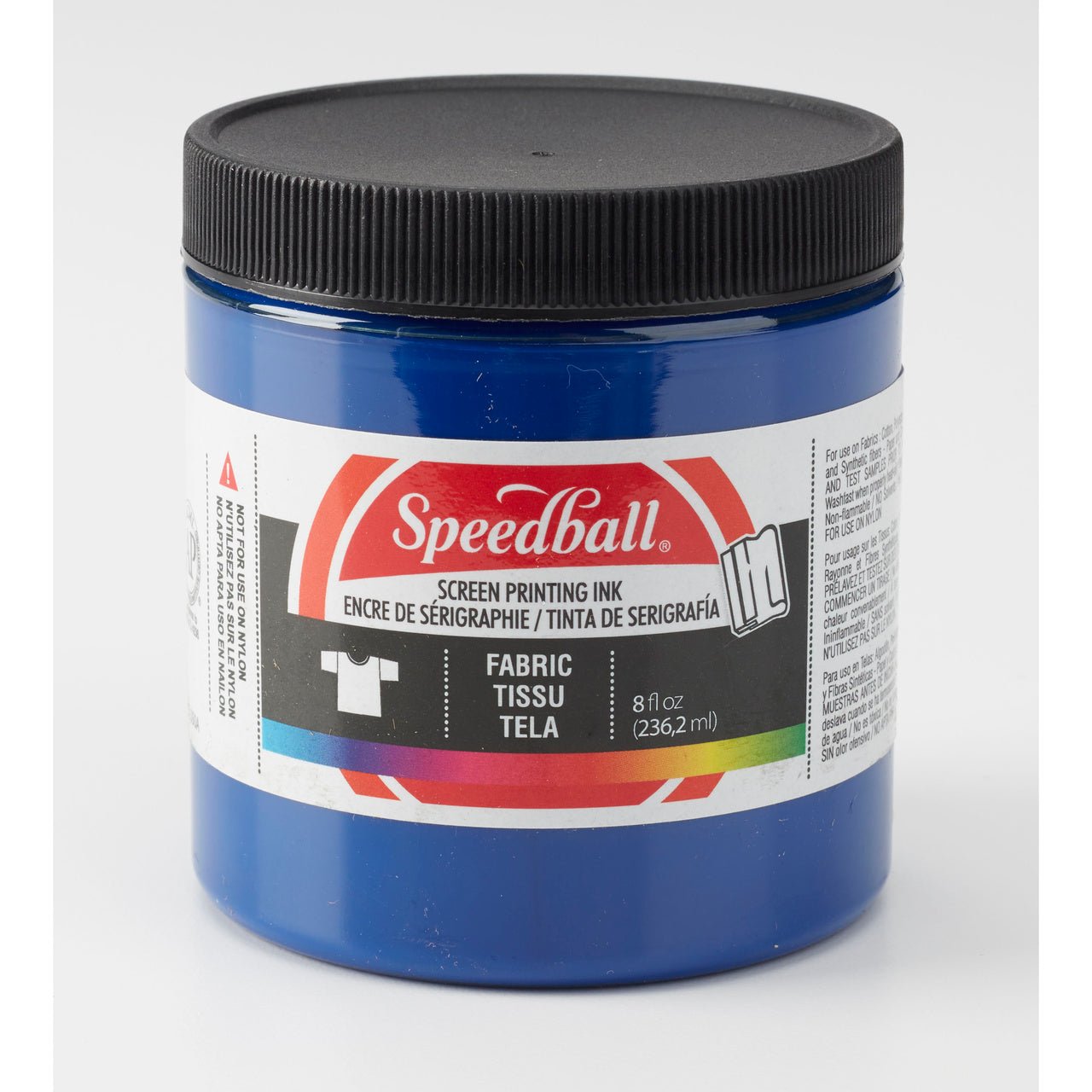 Speedball Fabric Screen Printing Ink - 8 oz Process Cyan - merriartist.com
