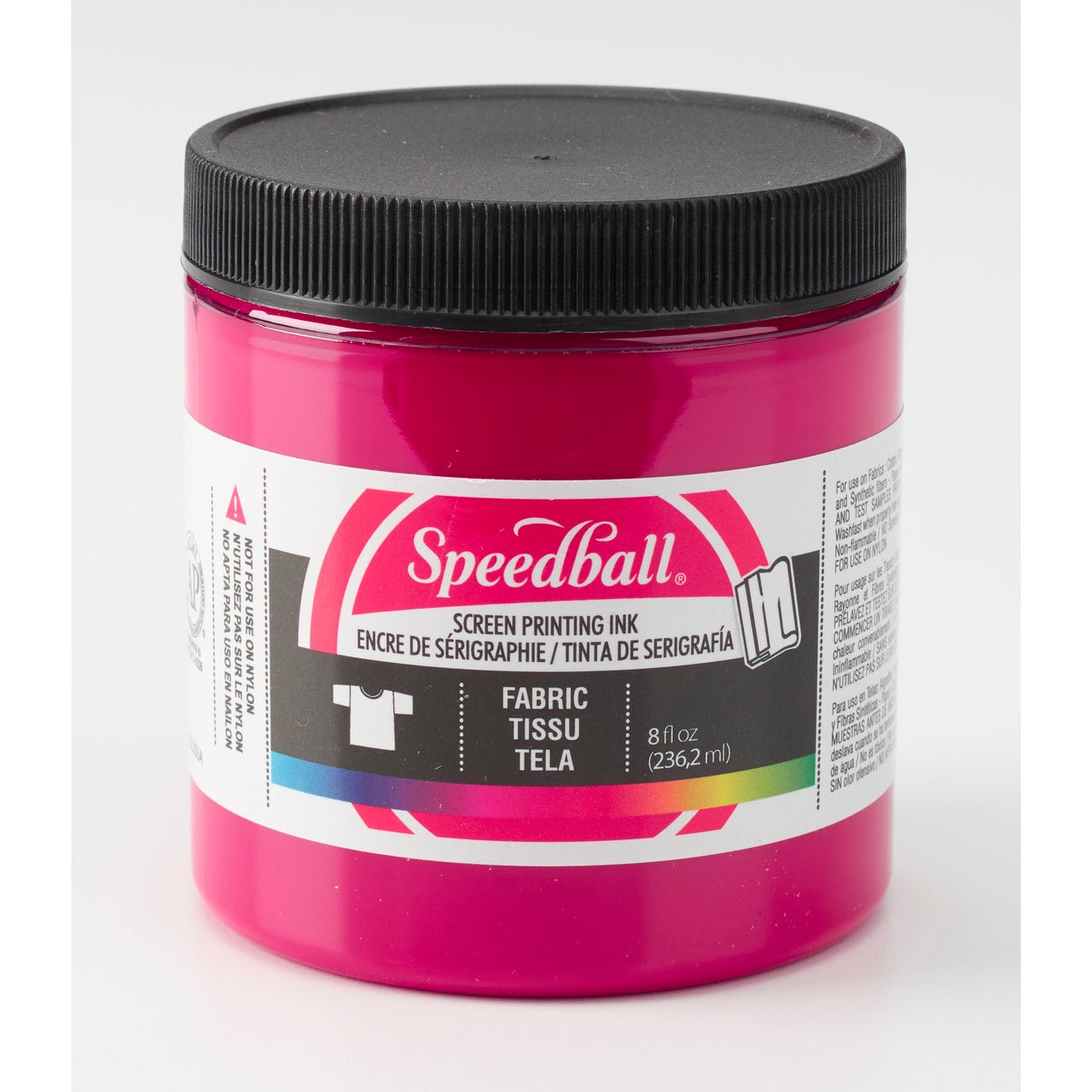 Speedball Fabric Screen Printing Ink - 8 oz Process Magenta - merriartist.com