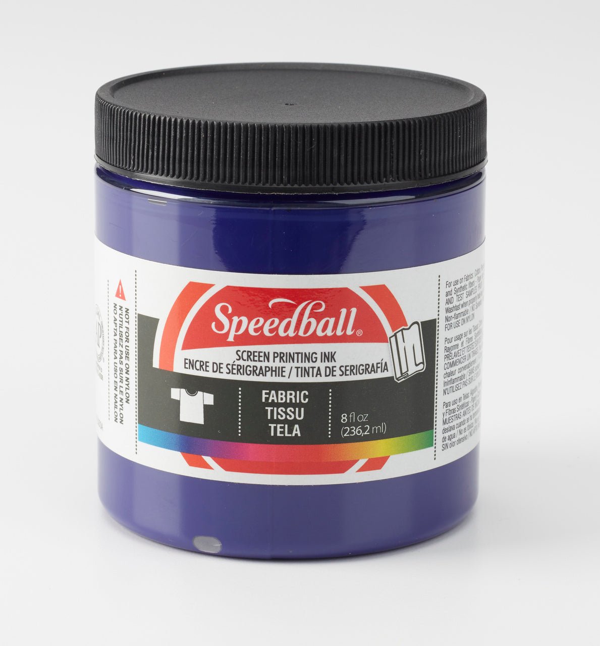 Speedball Fabric Screen Printing Ink - 8 oz Violet - merriartist.com
