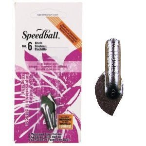 Speedball Lino cutter blades #6 (2 pack) - merriartist.com