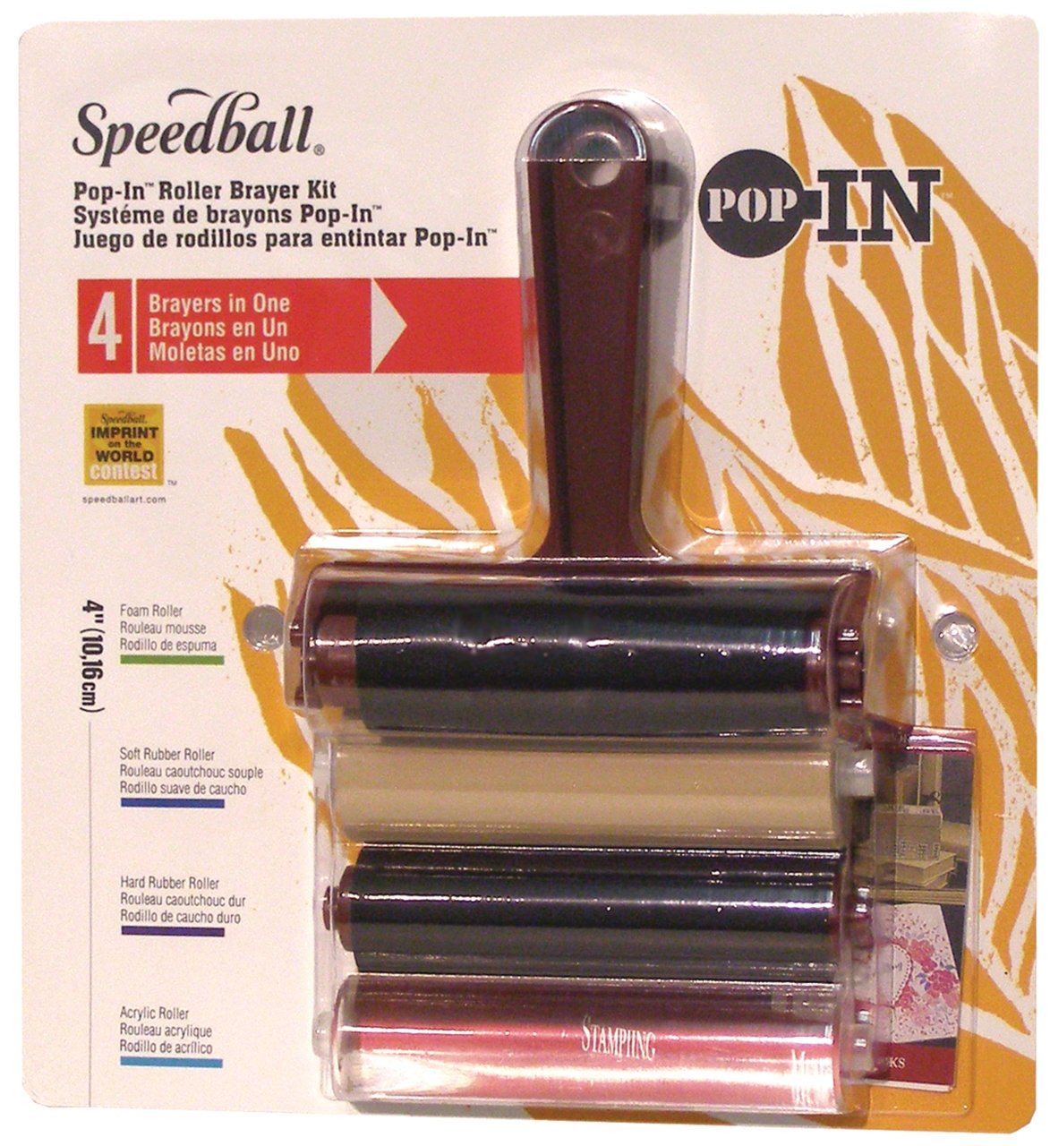 Speedball Pop-in Roller Brayer Kit - merriartist.com