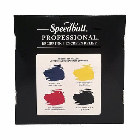 Speedball Professional Relief Ink Set - 4 Colors in 8 oz. Cans - The Merri Artist - merriartist.com