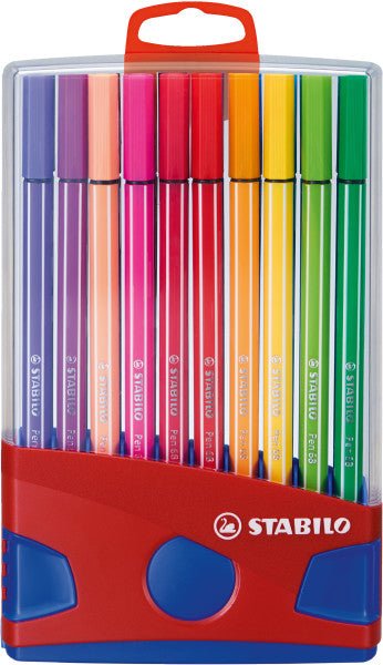 Stabilo Pen 68 Metallic Marker - 1.4 mm - 8 Color Set