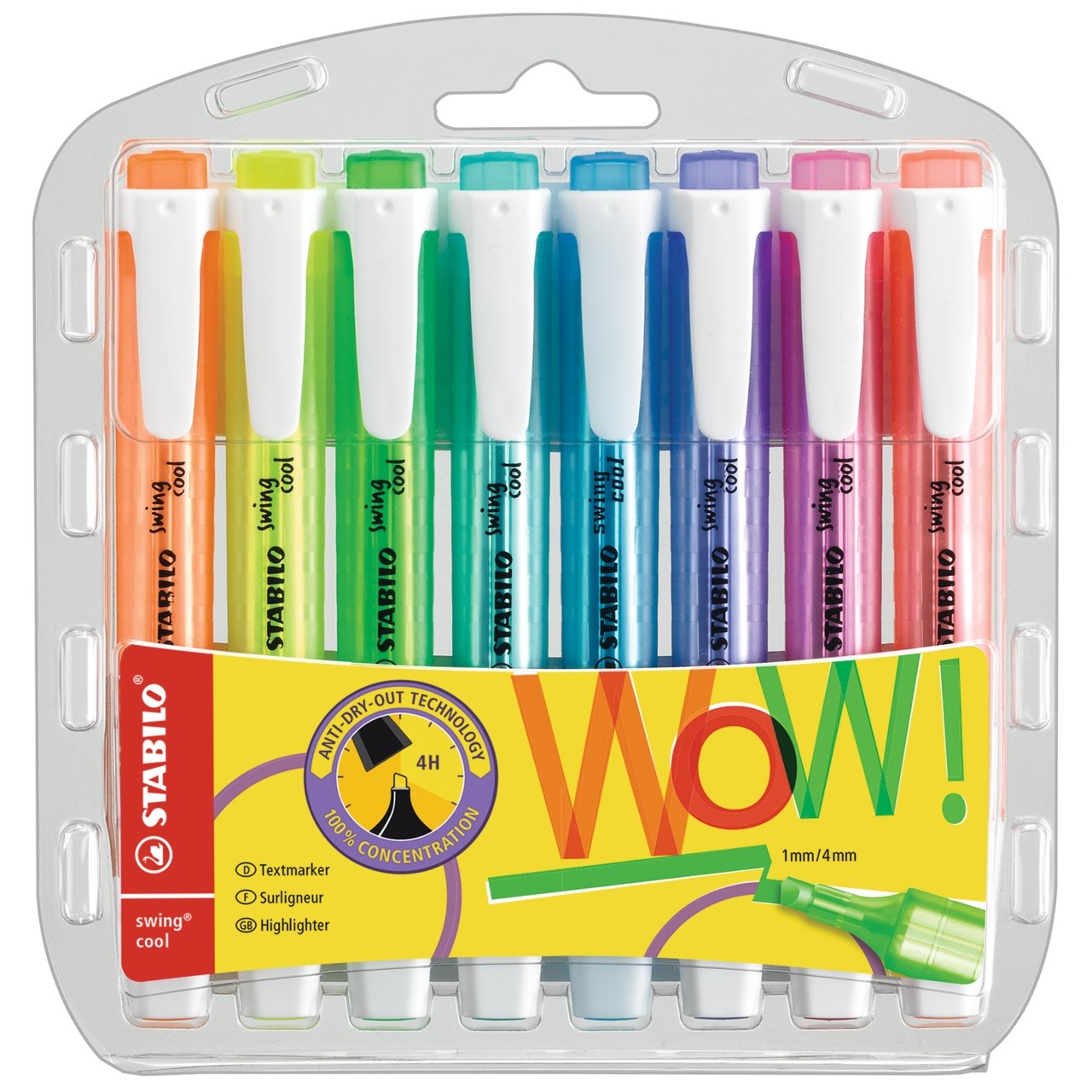 Stabilo Swing Cool Highlighter Set of 8 - merriartist.com