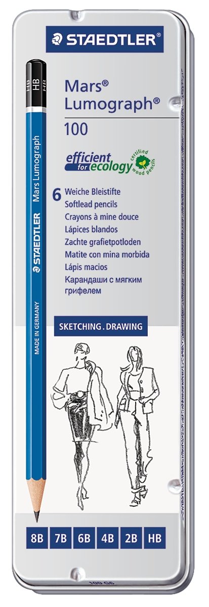 Staedtler Lumograph Pencil Set of 6 - merriartist.com