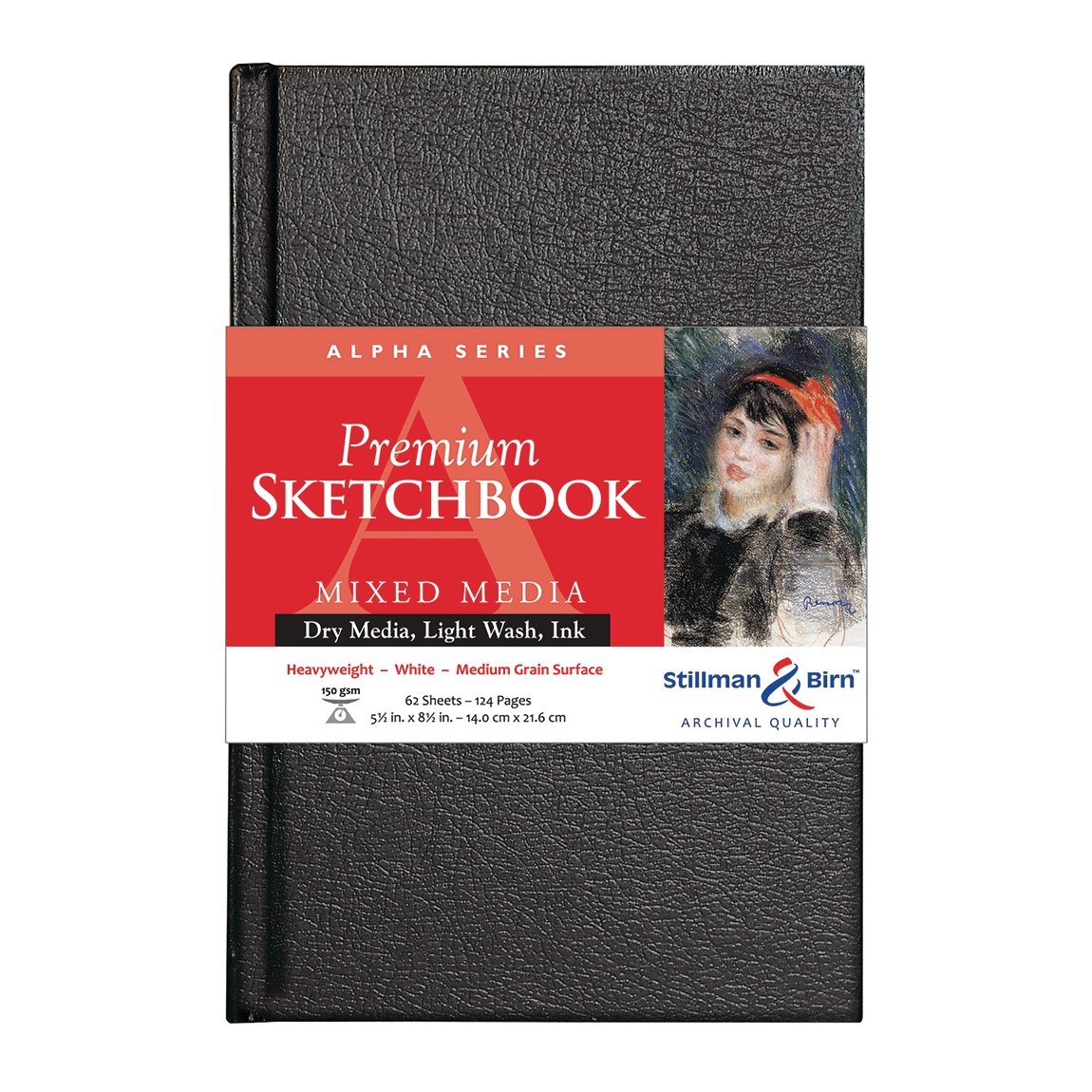 Stillman & Birn Alpha Hardbound Sketchbook 5.5x8.5 inch - merriartist.com