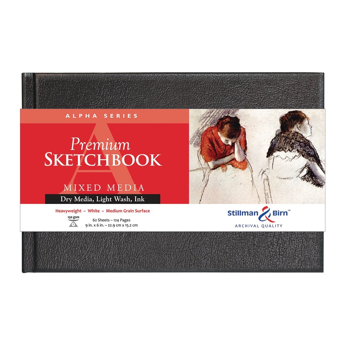 Stillman & Birn Alpha Hardbound Sketchbook 9x6 inch - merriartist.com