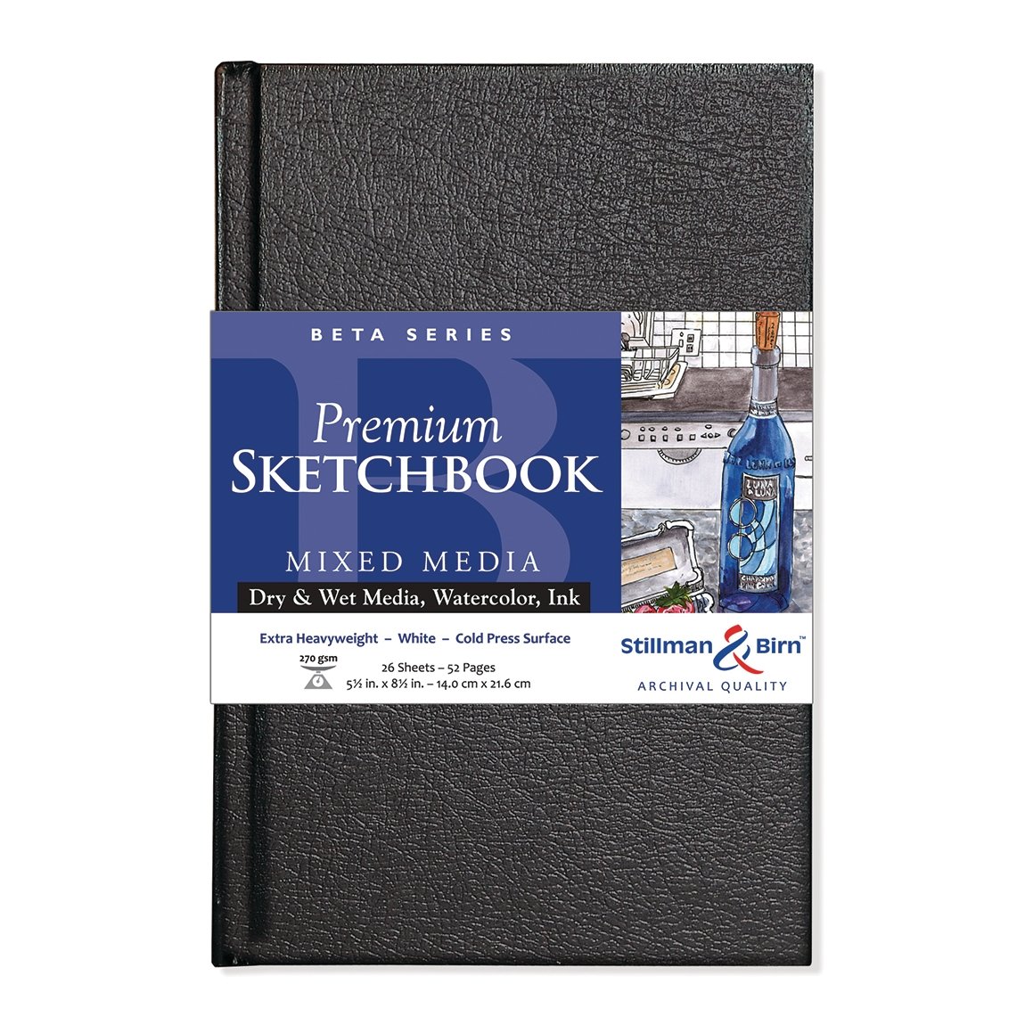 Stillman & Birn Beta Hardbound Sketchbook 5.5x8.5 inch - merriartist.com