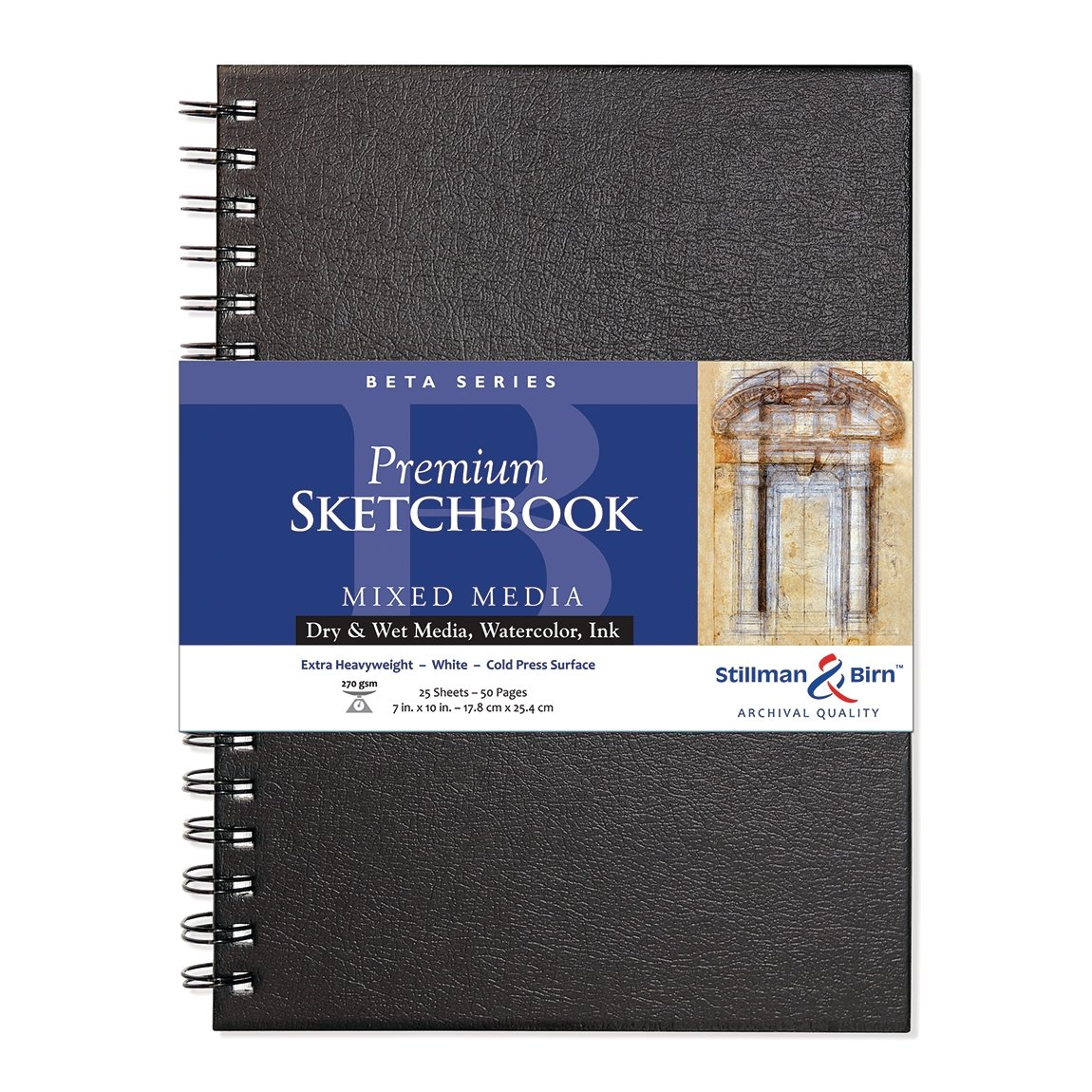 Stillman & Birn Beta Wirebound Sketchbook 7x10 inch - merriartist.com