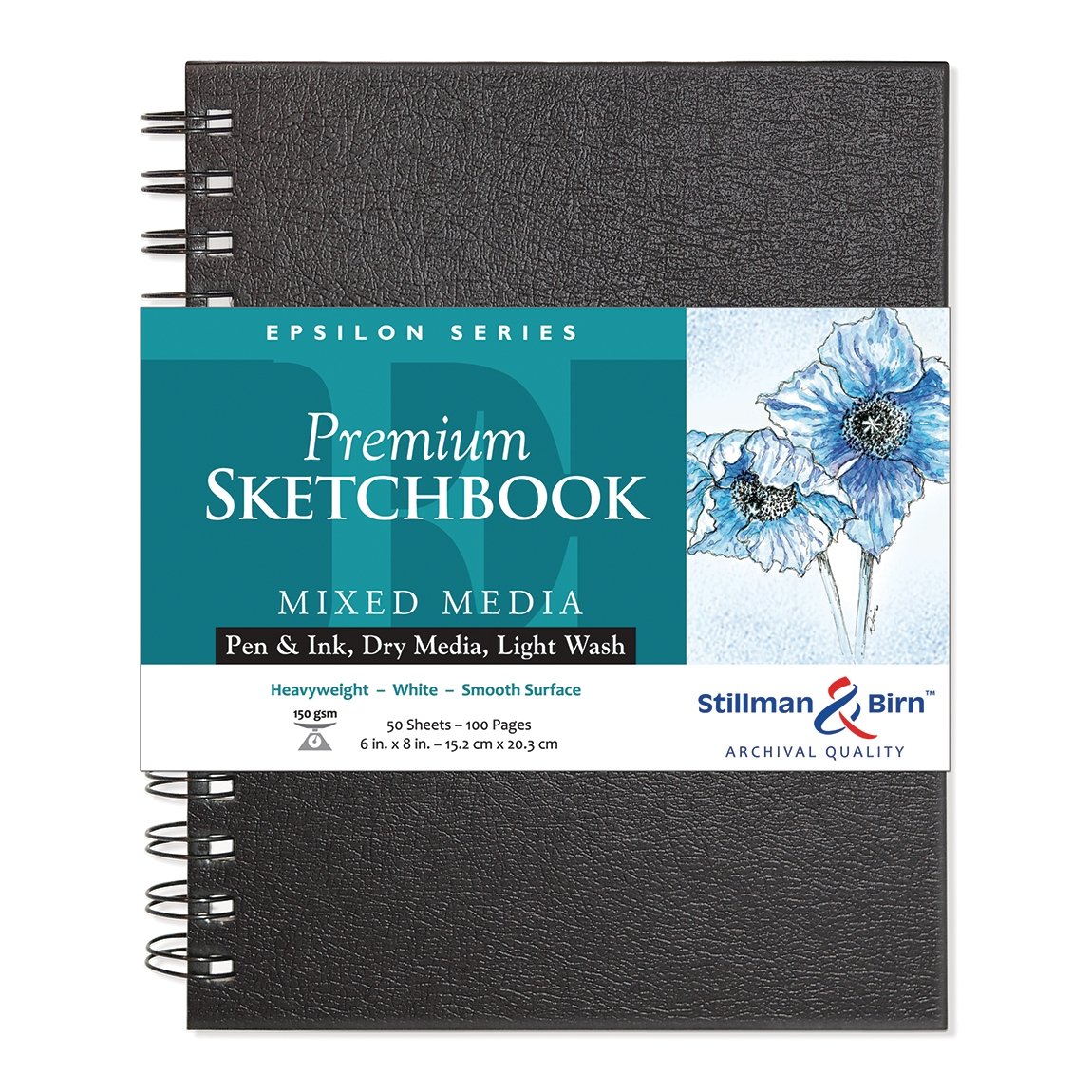 Stillman & Birn Epsilon Wirebound Sketchbook 6x8 inch - merriartist.com