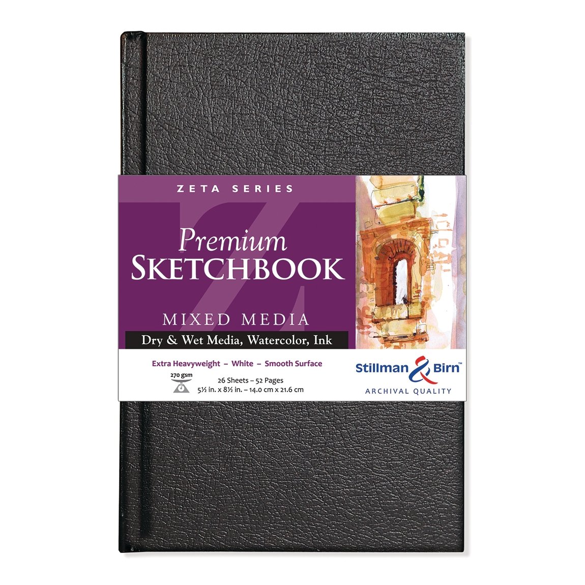 Stillman & Birn Zeta Series Hardbound Sketchbook, 5.5 x 8.5