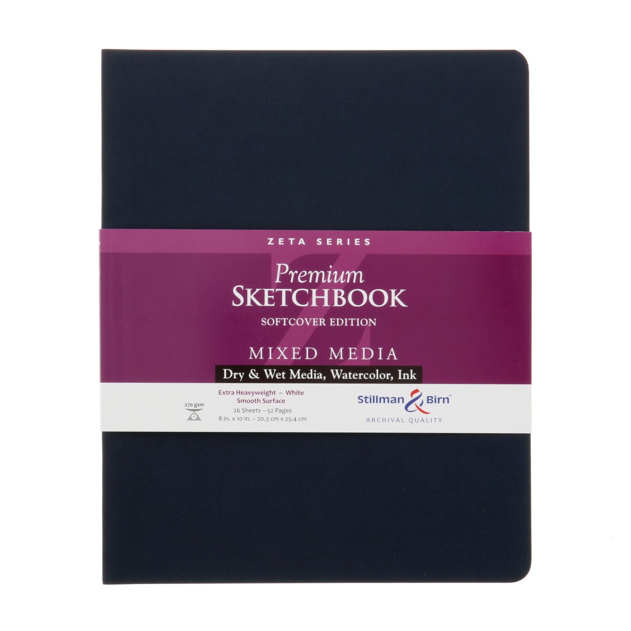 Stillman & Birn Zeta Softcover Sketchbook Portrait 8x10 - merriartist.com