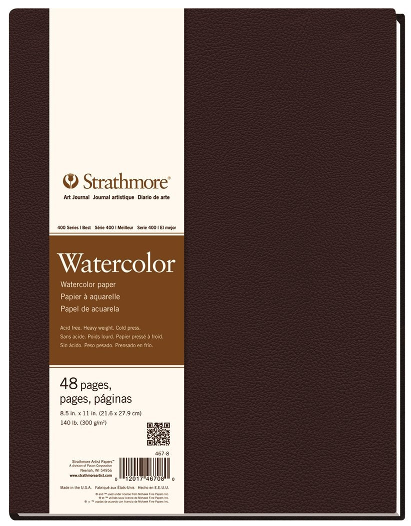 Strathmore : 400 Series : Watercolor : Hardbound Art Journal : 8.5x11in