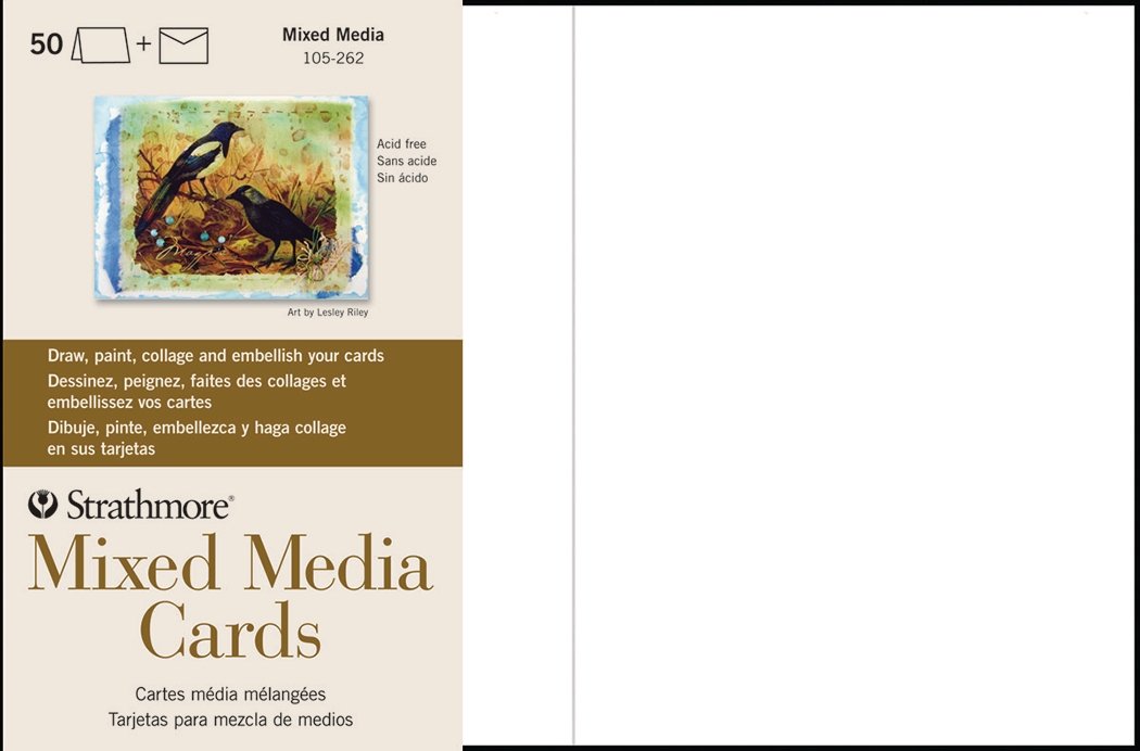 Strathmore Creative Cards with Envelopes - Full Size 5x6.875 - Pack of 50 - merriartist.com