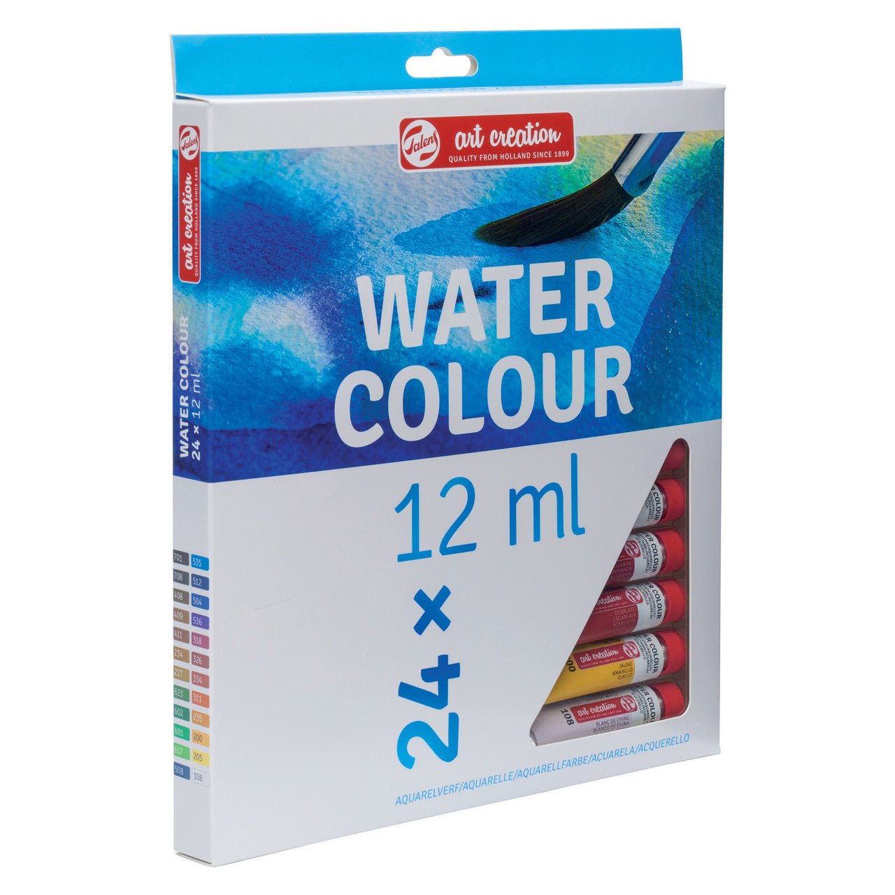 Talens Art Creation Watercolor Set - 12 ml Tubes - 24 Colors - merriartist.com