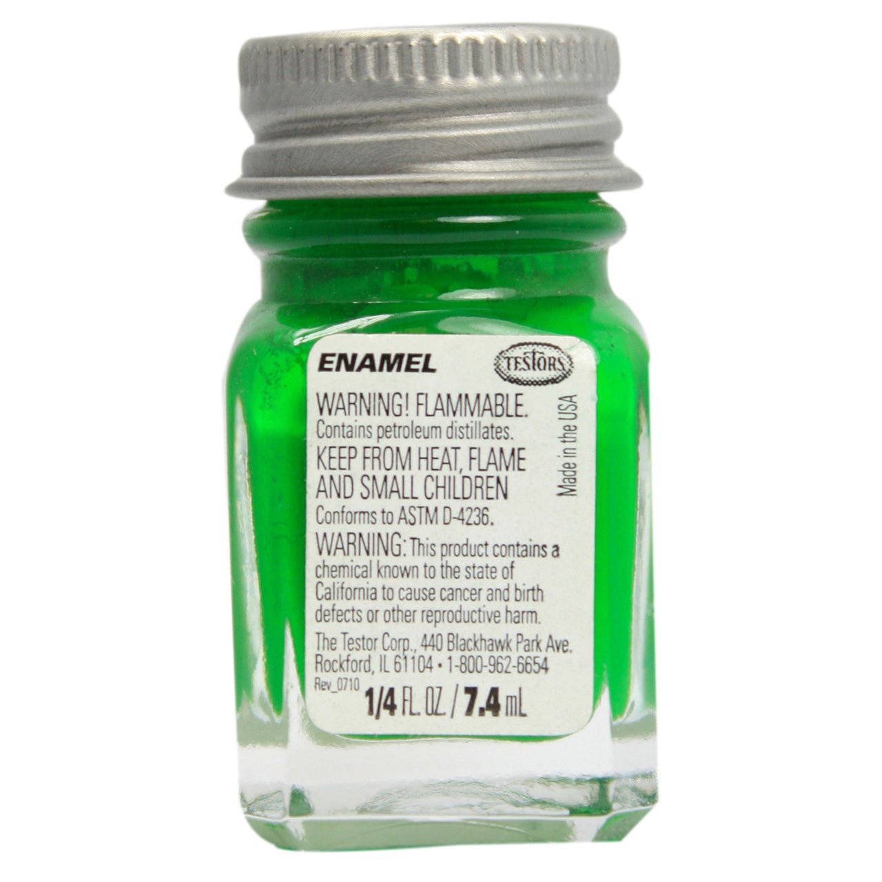 Testors 1/4 oz Green Enamel Model Paint