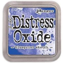 Tim Holtz Distress Oxide Stamp Pad - Blueprint Sketch - merriartist.com