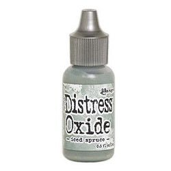 Tim Holtz Distress Oxides Reinker 0.5 fl. oz. - Iced Spruce - merriartist.com