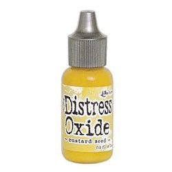 Tim Holtz Distress Oxides Reinker 0.5 fl. oz. - Mustard Seed - merriartist.com