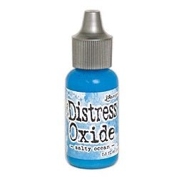 Tim Holtz Distress Oxides Reinker 0.5 fl. oz. - Salty Ocean - merriartist.com