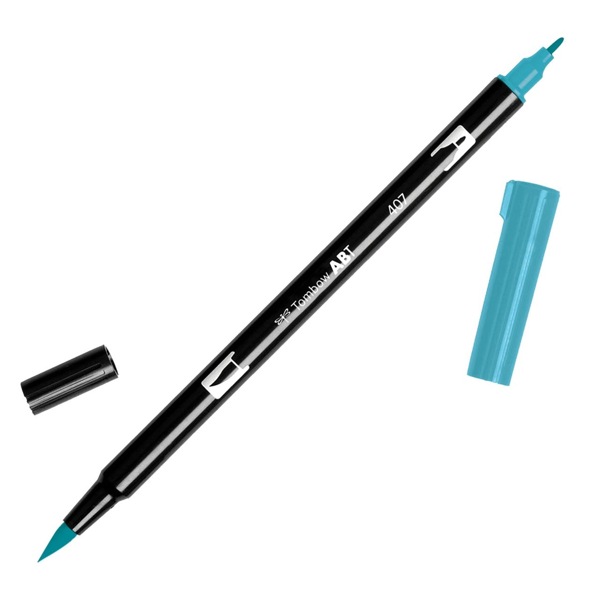 Tombow Dual Brush Pen 407 Tiki Teal - merriartist.com