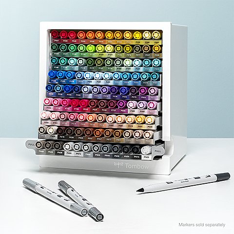 Tombow Marker Desktop Organizer 7.92"w x 7.83"d x 8.85"h (Markers sold separately) - The Merri Artist - merriartist.com
