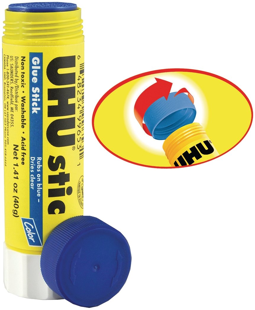 UHU Stic Magic Blue Glue Stick - JUMBO 1.41 oz. - merriartist.com