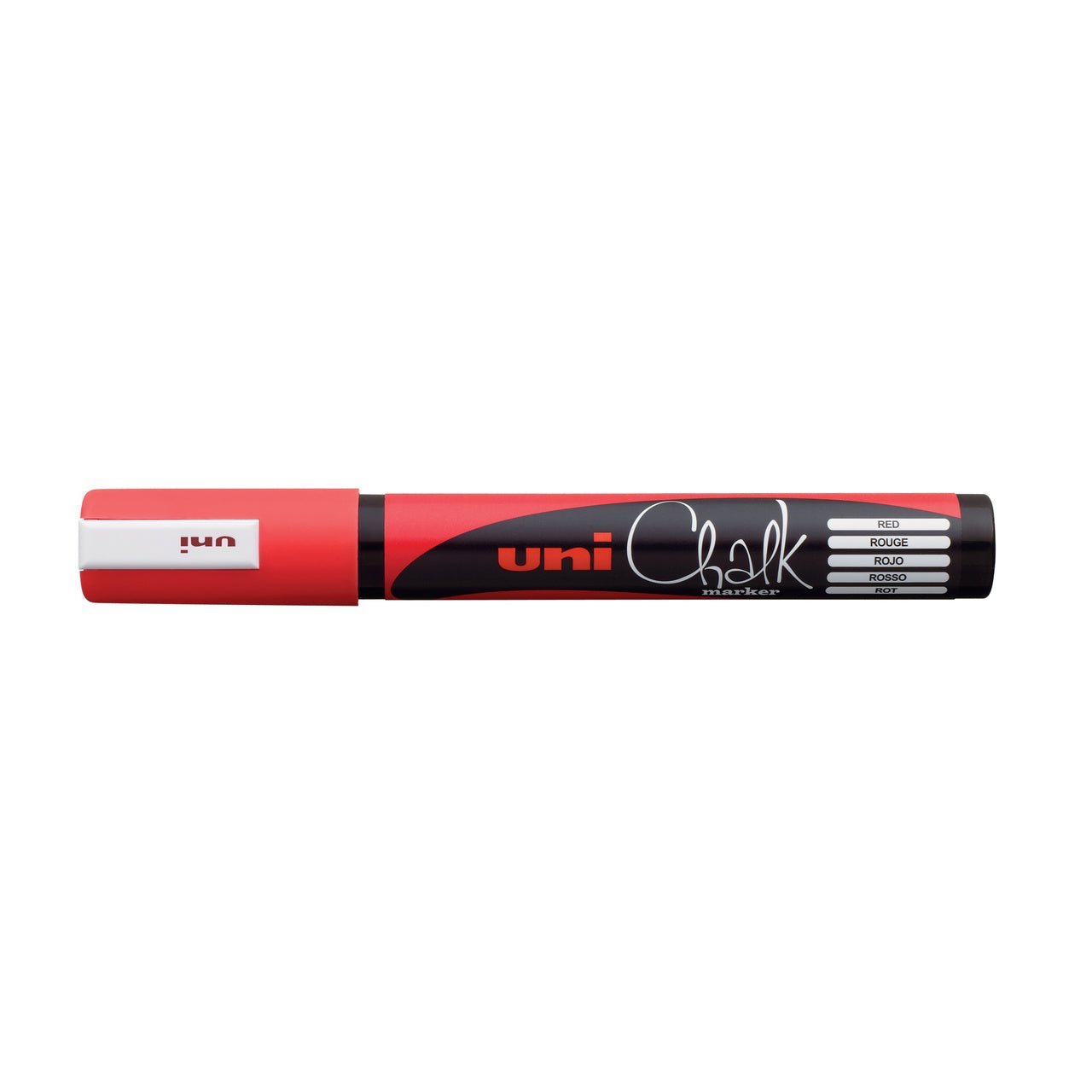 UNI Chalk Marker PWE-5M Medium Red - merriartist.com