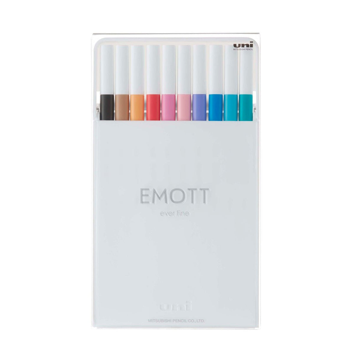 Uni Emott Ever Fine Pen 0.4mm - 10 Pen Set 2 - merriartist.com