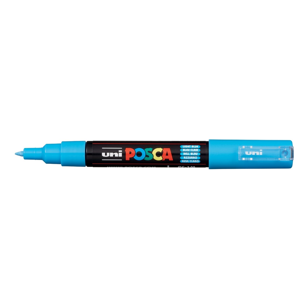 uni POSCA Paint Marker PC-1M Extra Fine Tapered Bullet Tip - Light Blue - merriartist.com