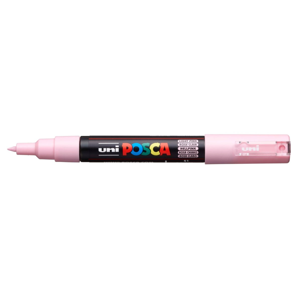 uni POSCA Paint Marker PC-1M Extra Fine Tapered Bullet Tip - Light Pink - merriartist.com