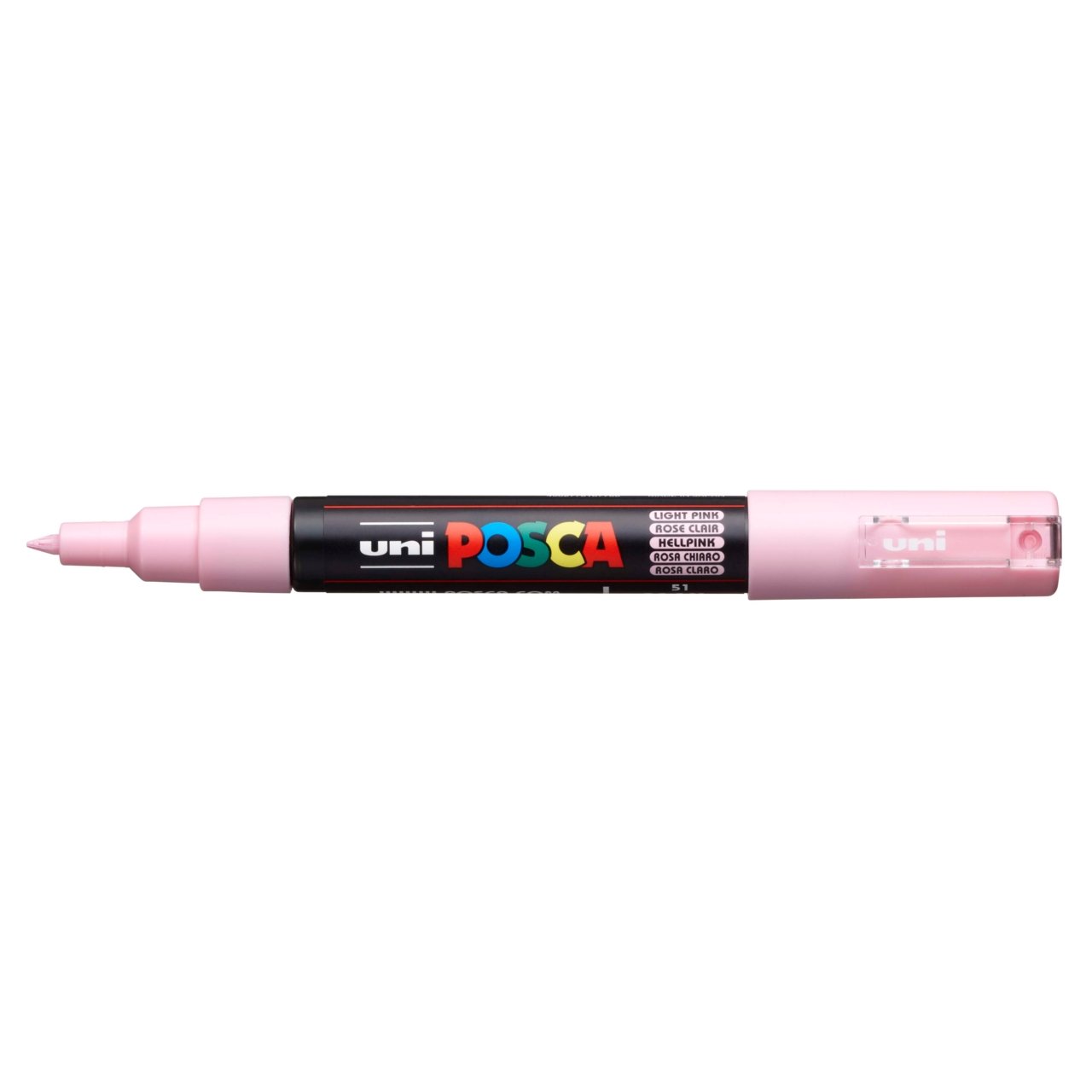 uni POSCA Paint Marker PC-1M Extra Fine Tapered Bullet Tip - Light Pink - merriartist.com