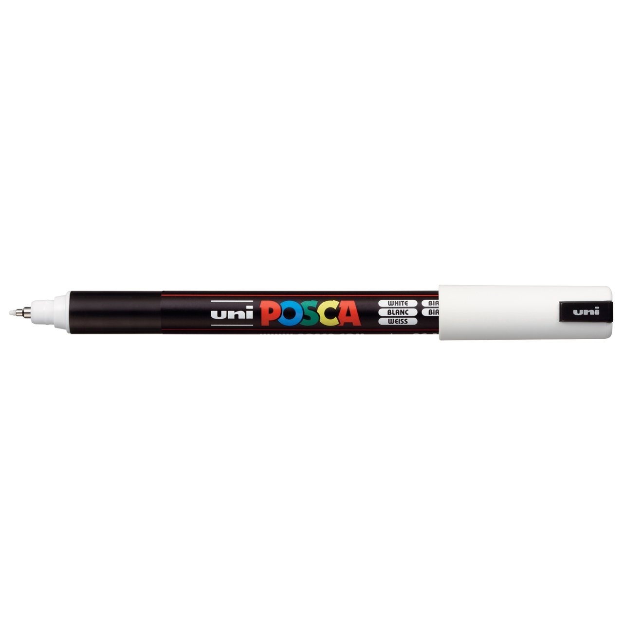 uni POSCA Paint Marker PC-1MR Ultra Fine Tip - White 