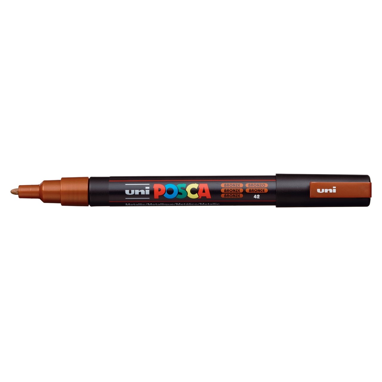 uni POSCA Paint Marker PC-3M Fine Bullet Tip - Metallic Bronze - merriartist.com
