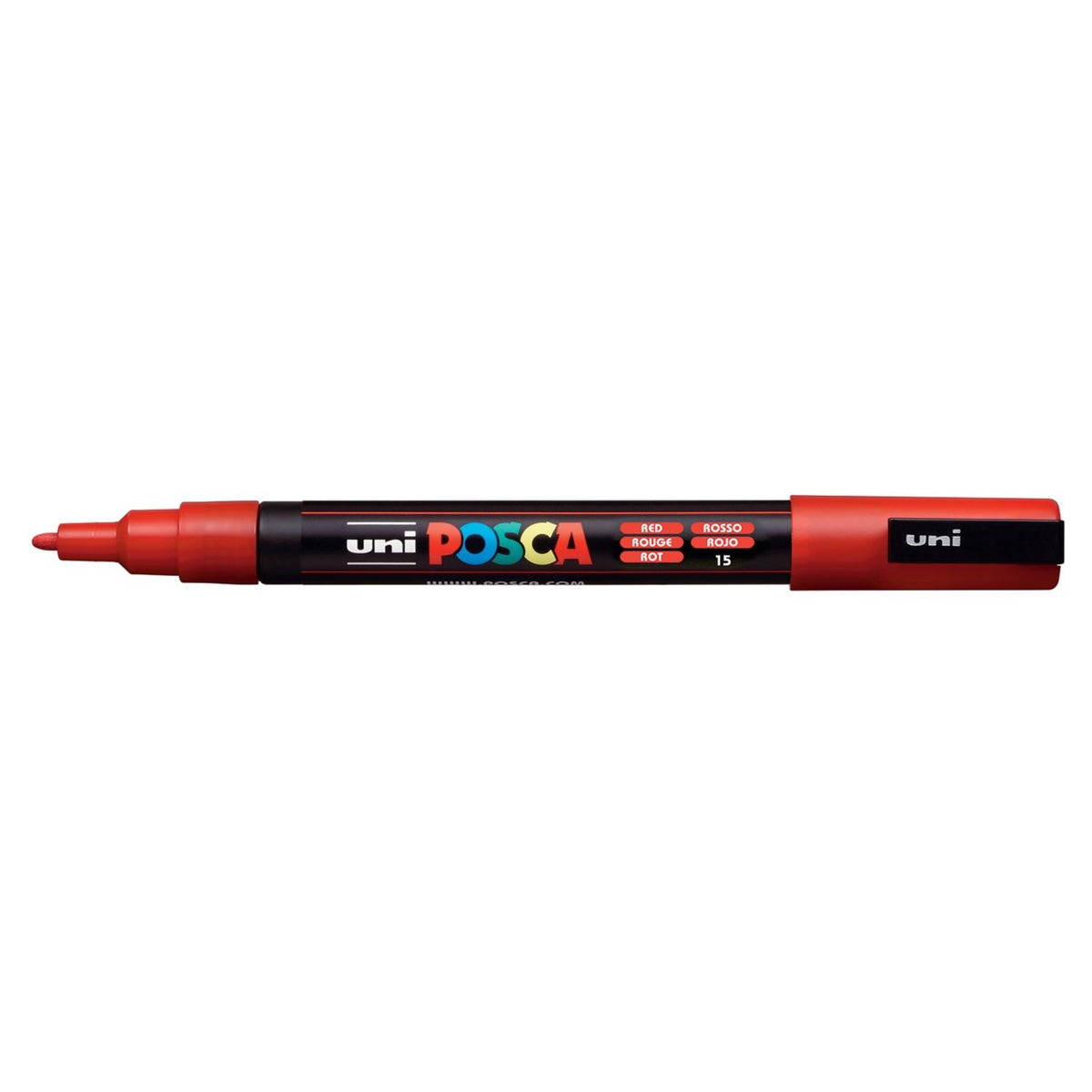 uni POSCA Paint Marker PC-3M Fine Bullet Tip - Red - merriartist.com