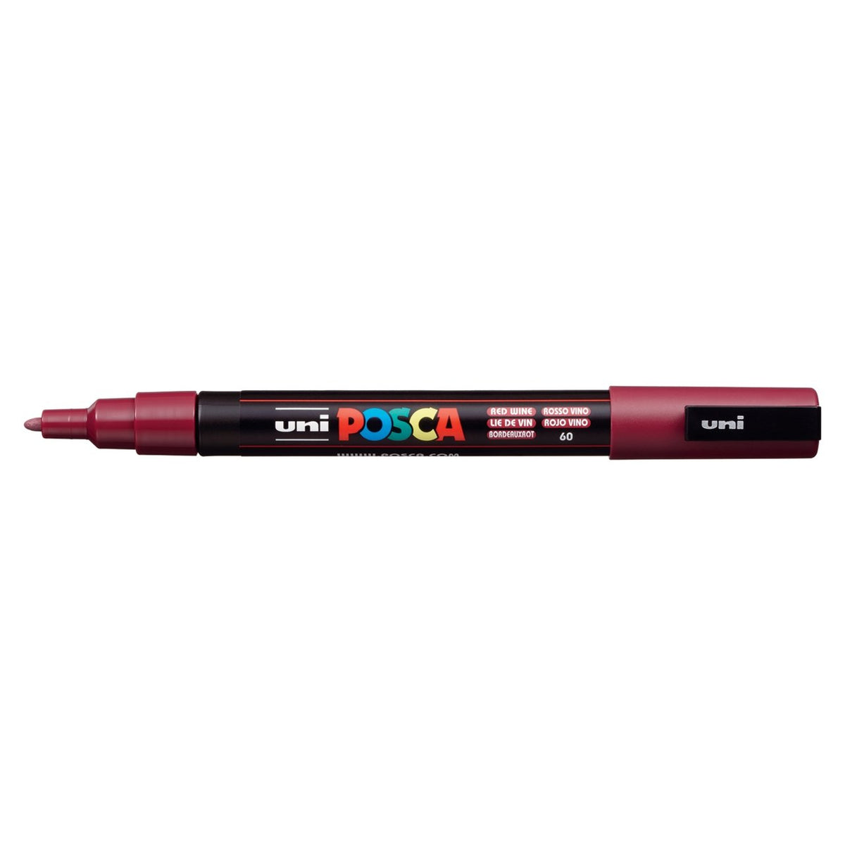 uni POSCA Paint Marker PC-3M Fine Bullet Tip - Red Wine - merriartist.com