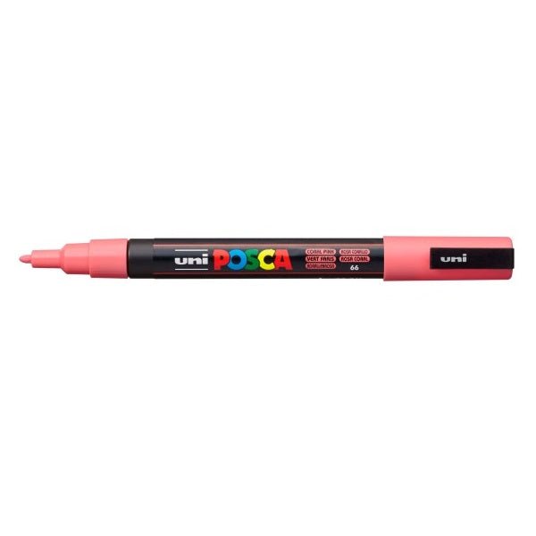 uni POSCA Paint Marker PC-3M Fine Tapered Bullet Tip - Coral Pink - merriartist.com