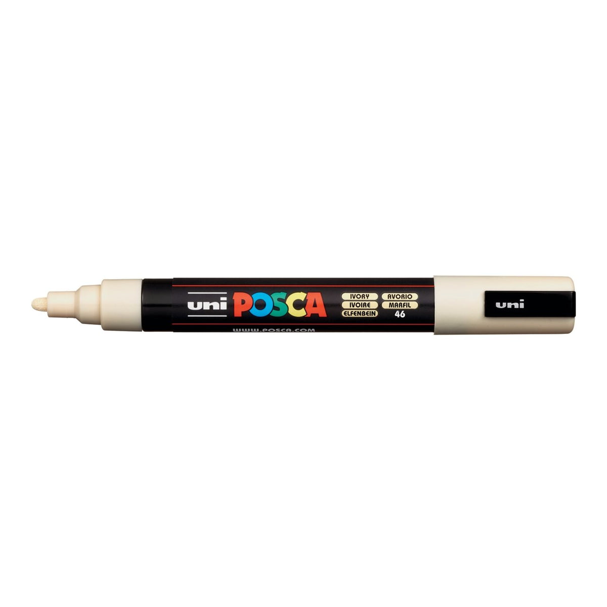 uni POSCA Paint Marker PC-5M Medium Bullet Tip - Ivory - merriartist.com